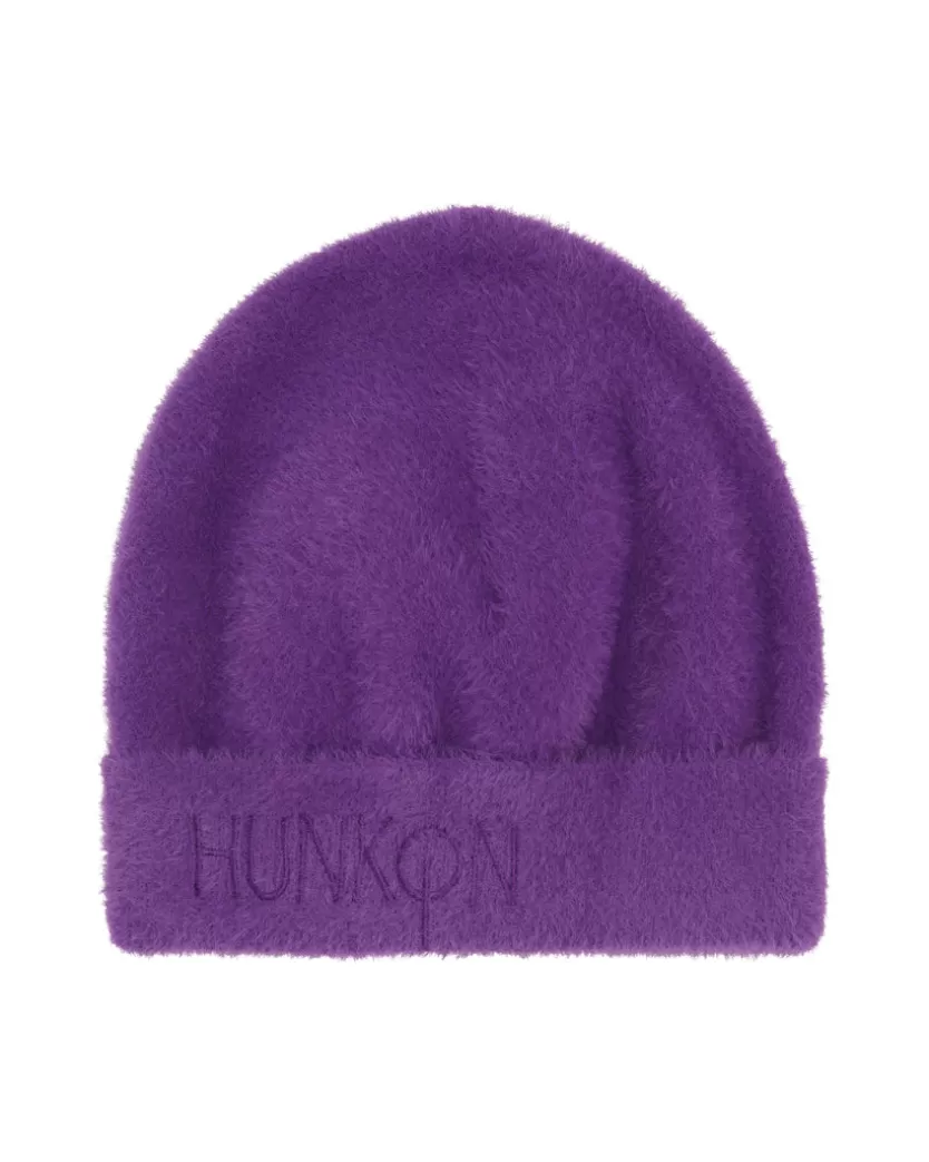 Knitwear | Accessories | Hunkọn Amber Hat - Purple