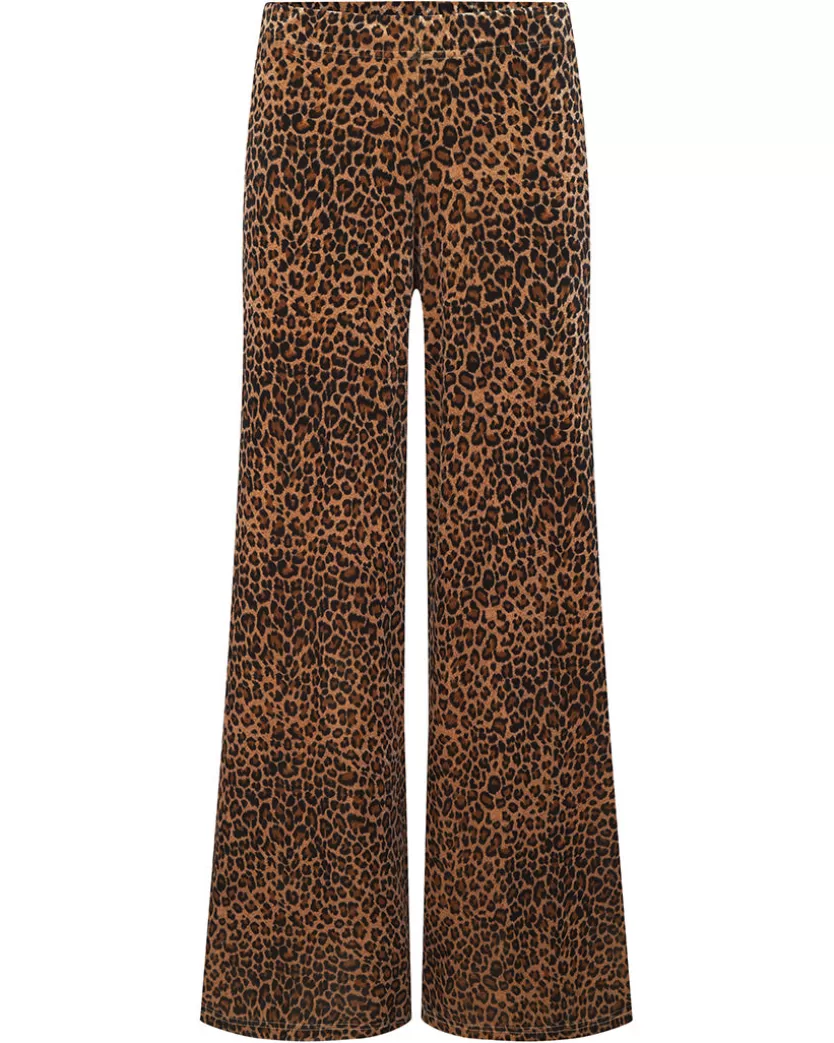 Trousers | Hunkọn Angela Velour Trousers - Leopard