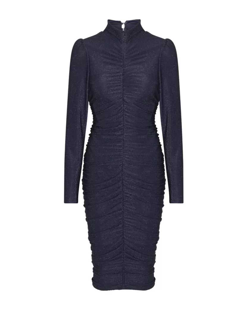 Dresses & Kimonos | Hunkọn Cattia Wrinkle Dress - Navy Glitter