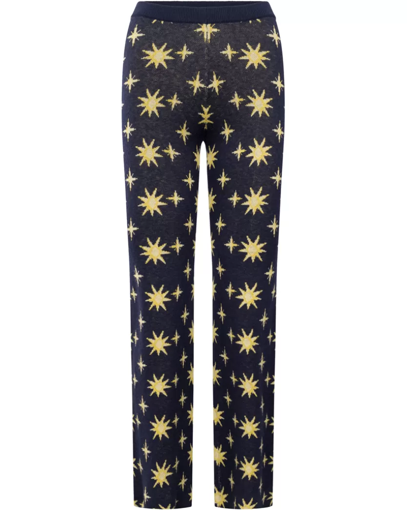 Knitwear | Hunkọn Orion Knit Trousers - Midtnight Stars