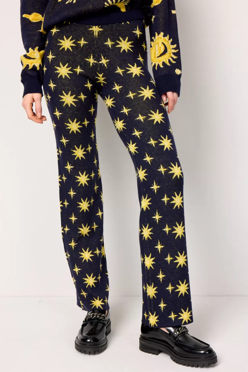 Knitwear | Hunkọn Orion Knit Trousers - Midtnight Stars